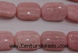 COP83 15.5 inches 12*16mm rectangle natural pink opal gemstone beads