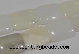 COP914 15.5 inches 13*18mm rectangle natural white opal gemstone beads