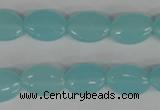 COV61 15.5 inches 10*14mm oval candy jade beads wholesale