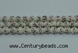 CPB603 15.5 inches 10mm round Painted porcelain beads