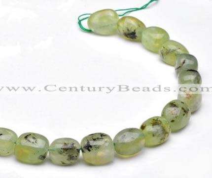 CPR23 A grade 12*18mm pebble shape natural Prehnite stone beads