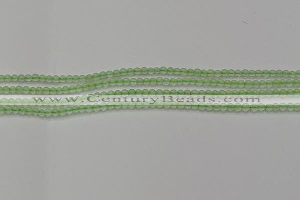 CPR320 15.5 inches 3mm round natural prehnite gemstone beads