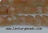 CRB1468 15.5 inches 4*6mm faceted rondelle moonstone beads