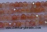 CRB1872 15.5 inches 2*3mm faceted rondelle sunstone beads