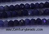 CRB1903 15.5 inches 2*3mm faceted rondelle sapphire beads