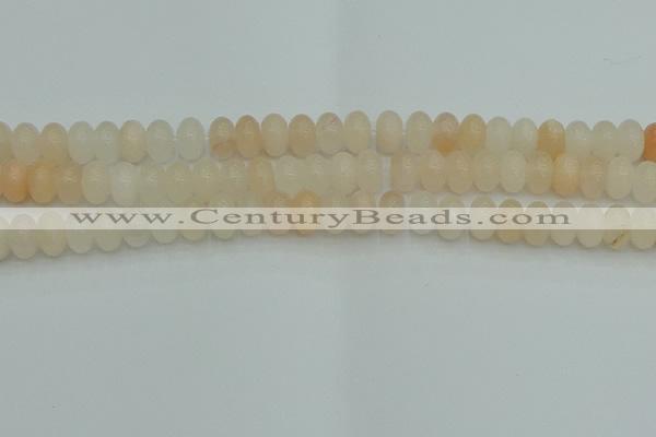 CRB2817 15.5 inches 6*10mm rondelle pink aventurine beads