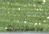 CRB5726 15 inches 1*2mm faceted olive quartz beads