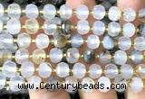 CRB6029 15 inches 6*8mm faceted rondelle montana agate beads