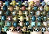 CRB6043 15 inches 6*8mm faceted rondelle ocean agate beads
