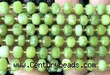 CRB6048 15 inches 6*8mm faceted rondelle China jade beads