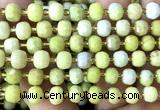 CRB6050 15 inches 6*8mm faceted rondelle butter jade beads