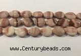 CRC1087 15.5 inches 18*25mm flat teardrop rhodochrosite beads