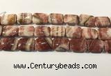 CRC1102 15.5 inches 18*25mm rectangle rhodochrosite beads