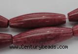 CRC811 15.5 inches 12*40mm rice Brazilian rhodochrosite beads