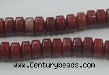 CRE05 16 inches 5*8mm rondelle natural red jasper beads wholesale