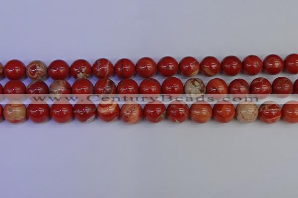 CRE305 15.5 inches 14mm round red jasper beads wholesale