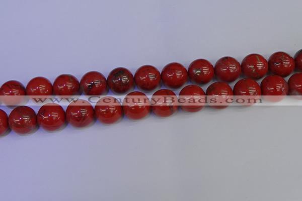 CRE306 15.5 inches 16mm round red jasper beads wholesale