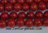 CRE311 15.5 inches 6mm round red jasper beads wholesale