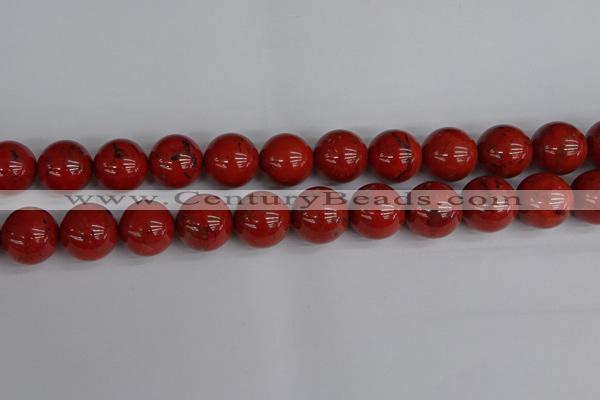 CRE316 15.5 inches 16mm round red jasper beads wholesale