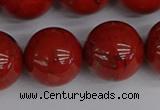 CRE317 15.5 inches 18mm round red jasper beads wholesale