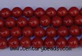 CRE320 15.5 inches 4mm round red jasper beads wholesale