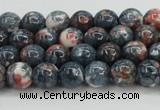 CRF329 15.5 inches 6mm round dyed rain flower stone beads wholesale