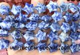 CRG86 15 inches 16mm star blue spot stone beads wholesale
