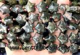 CRG94 15 inches 16mm star bloodstone beads wholesale