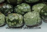 CRH16 15.5 inches 16*20mm egg-shaped rhyolite beads wholesale