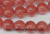 CRO369 15.5 inches 12mm round cherry quartz beads wholesale