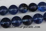 CRO371 15.5 inches 12mm round watermelon blue beads wholesale