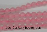 CRO48 15.5 inches 6mm round rose quartz beads wholesale