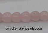 CRQ688 15.5 inches 10*10mm apple-shaped rose quartz beads