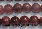 CRZ1002 15.5 inches 6mm - 6.5mm round A grade natural ruby beads