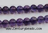 CSA04 15.5 inches 8mm round synthetic amethyst beads wholesale