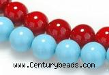 CSB09 16 inches 14mm round shell pearl beads Wholesale