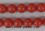 CSB102 15.5 inches 12mm round shell pearl beads wholesale