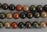 CSB1046 15.5 inches 8mm round mixed color shell pearl beads