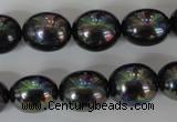 CSB124 15.5 inches 12*15mm rice shell pearl beads wholesale