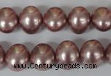 CSB139 15.5 inches 12*15mm – 13*16mm oval shell pearl beads