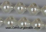 CSB175 15.5 inches 16*17mm lantern shape shell pearl beads