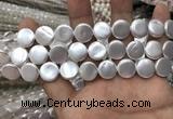 CSB2137 15.5 inches 12mm coin shell pearl beads wholesale