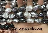 CSB2179 15.5 inches 16*16mm - 20*22mm baroque mixed shell pearl beads