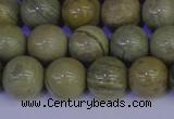 CSL203 15.5 inches 10mm round silver leaf jasper beads wholesale