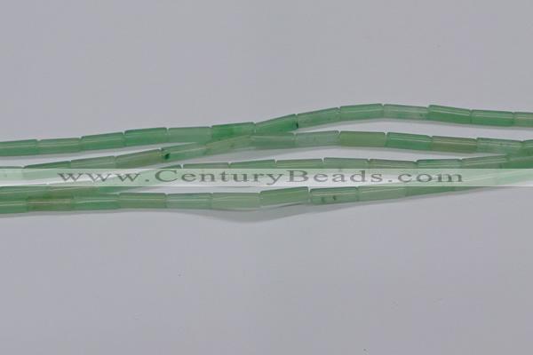 CTB326 15.5 inches 4*13mm tube green aventurine beads wholesale