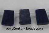 CTD1589 Top drilled 13*18mm trapezoid lapis lazuli gemstone beads