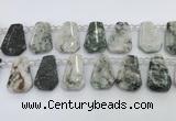 CTD2343 Top drilled 16*18mm - 20*30mm faceted freeform jade beads