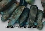 CTD3543 Top drilled 10*20mm - 15*40mm freeform apatite beads