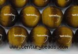 CTE1229 15.5 inches 12mm round A grade yellow tiger eye beads