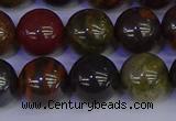 CTE1794 15.5 inches 12mm round red iron tiger beads wholesale